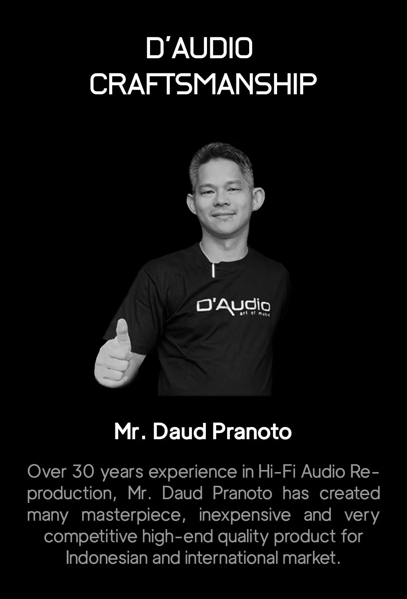 Keahlian pengrajin daud audio